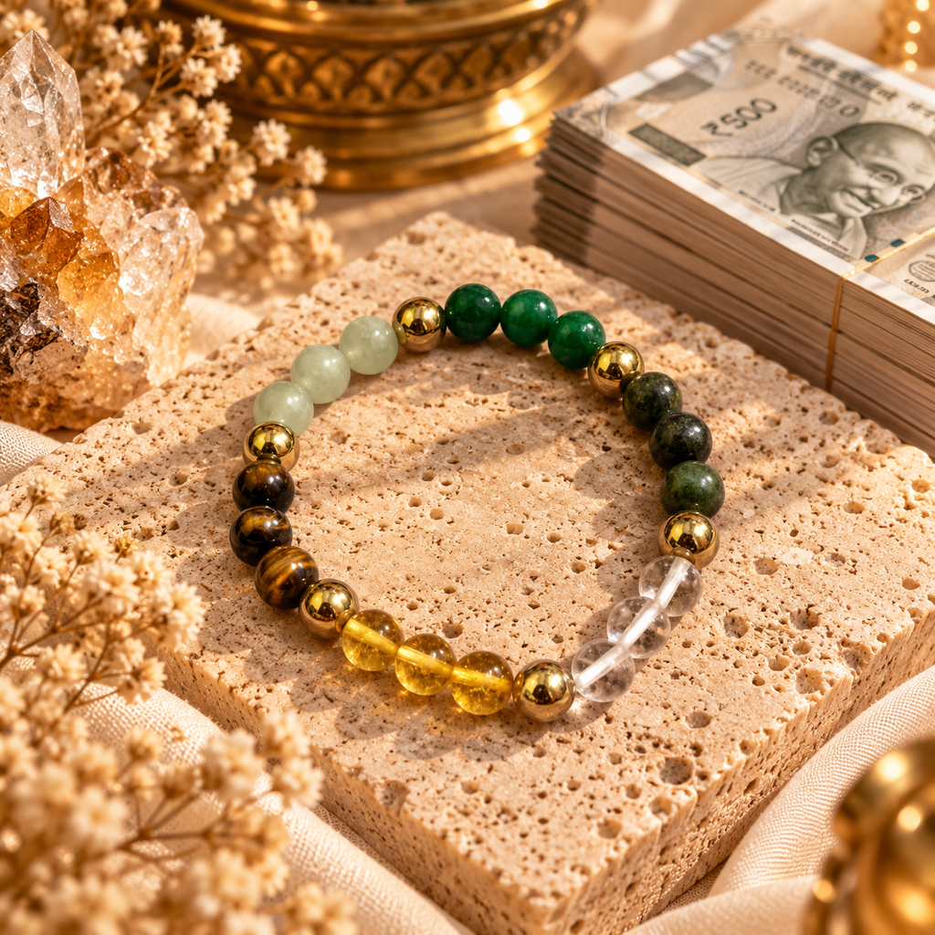 Money Magnet Crystal Bracelet – Prosperity, Abundance & Success