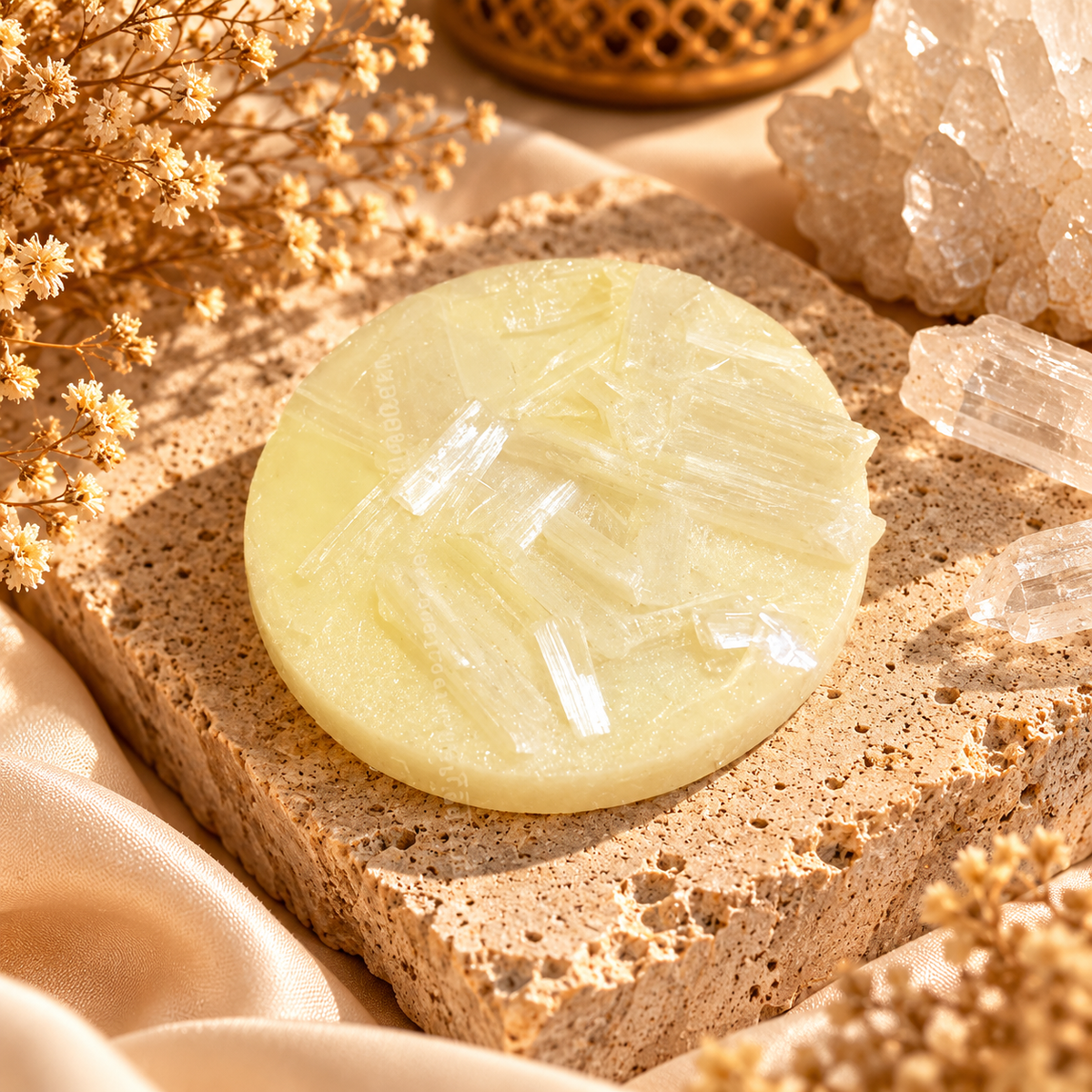 Selenite Charging Plate – Crystal Cleansing & Energy Purification