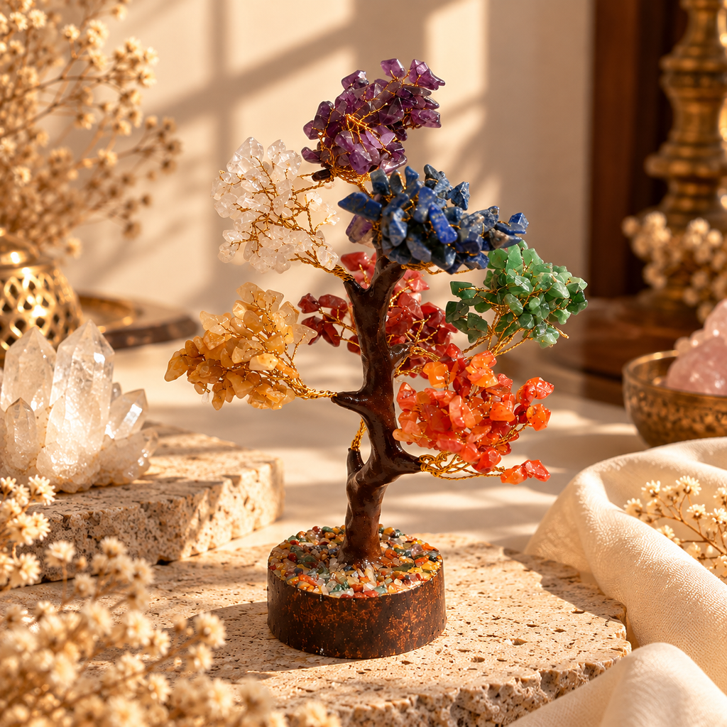 7 Chakra Crystal Tree – Symbol of Balance, Harmony & Positive Energy