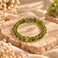 Natural Peridot Crystal Bracelet – Growth, Prosperity & Positive Energy